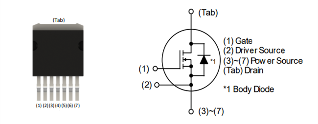 位置电路 - ROHM Semiconductor SCT4045DWAHR AEC-Q101 N沟道SiC功率MOSFET